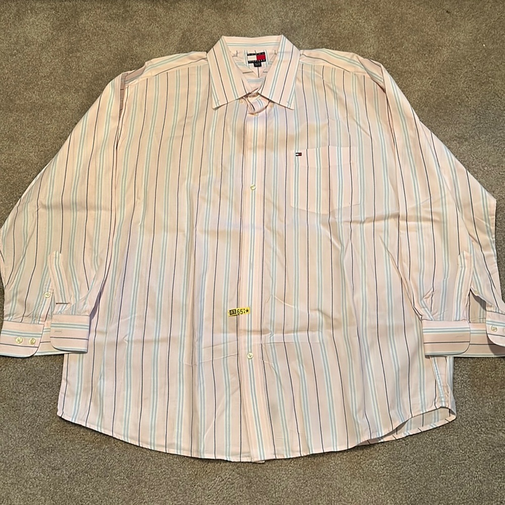 Men’s Tommy Hilfiger Long Sleeve Dress Shirt _XXL
